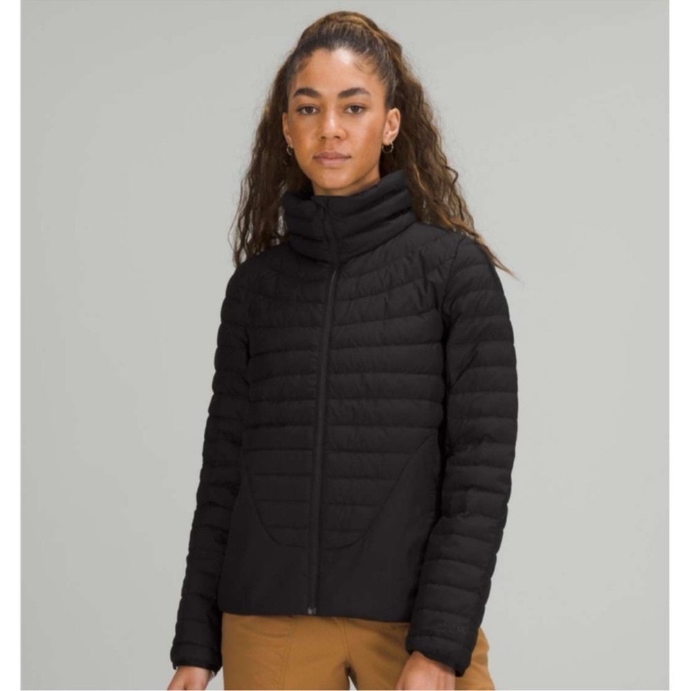 Lululemon Lightweight Relaxed Fit Down Jacket Winter Coat Black Size 4